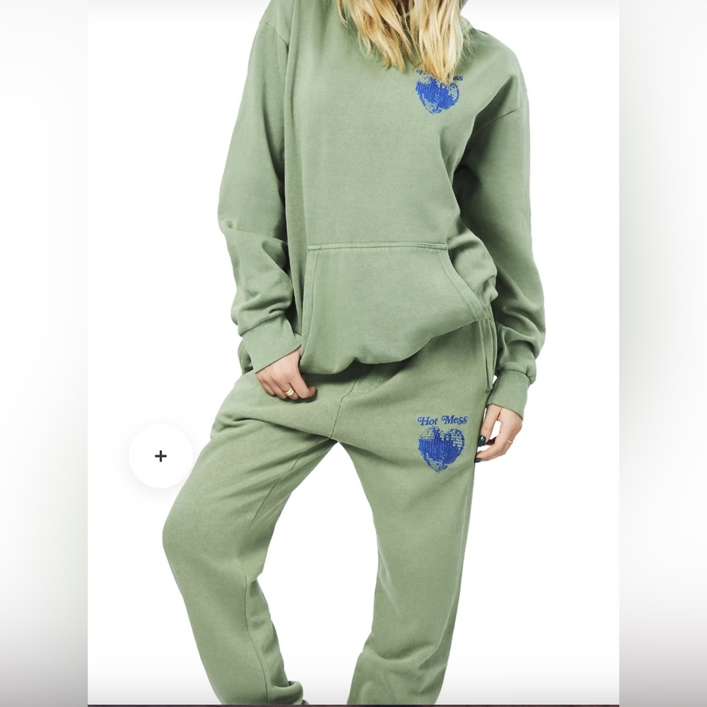 Alix Earle Hot Mess Green Sweatsuit